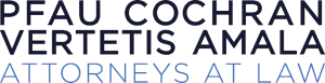 Pfau Cochran Vertetis Amal logo