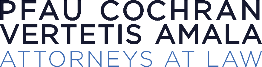 Pfau Cochran Vertetis Amal logo